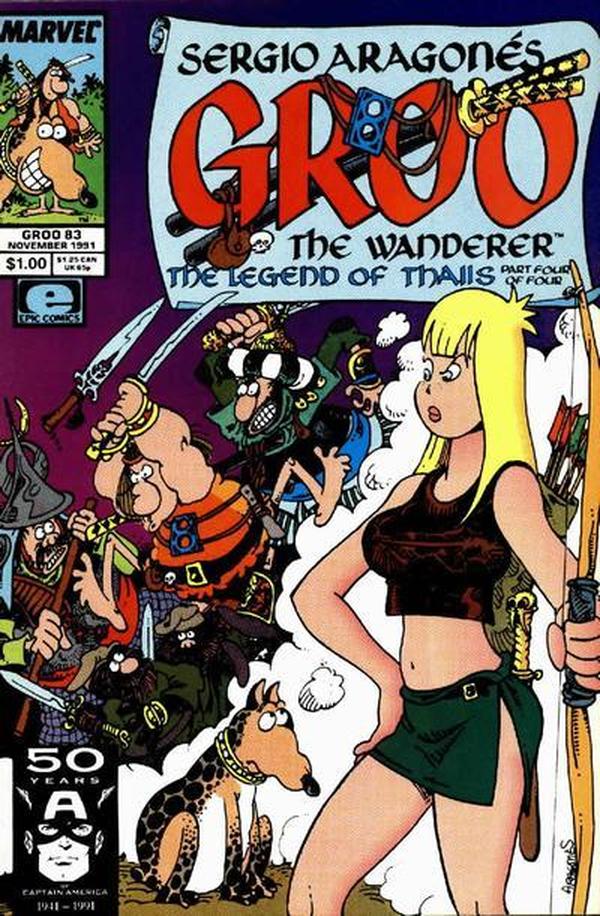 Sergio Aragonés Groo the Wanderer (1985) #83 cover