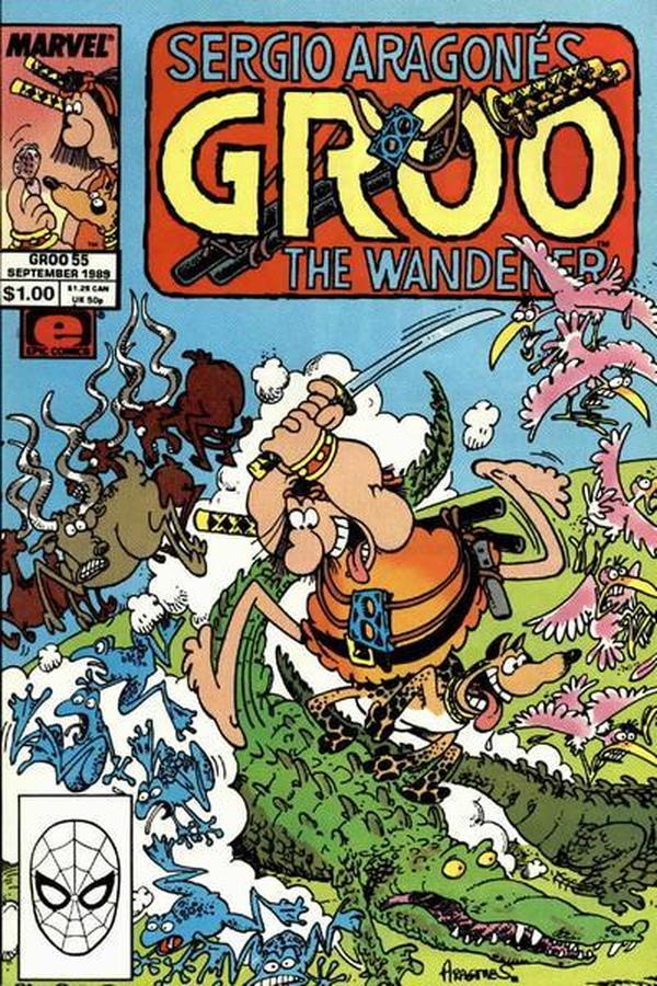 Sergio Aragonés Groo the Wanderer (1985) #55 cover