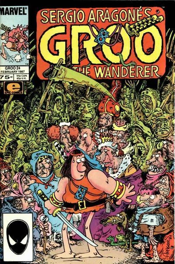 Sergio Aragonés Groo the Wanderer (1985) #24 cover