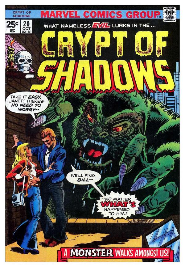 Crypt of Shadows (1973) #20 cover
