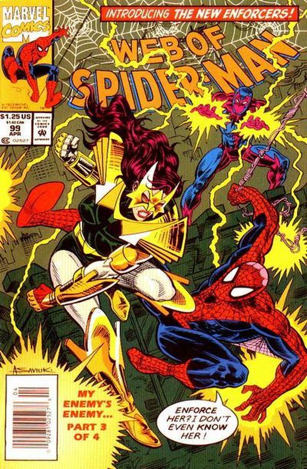 Web of Spider-Man (1985) #99 cover