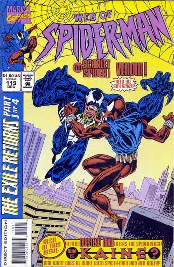 Web of Spider-Man (1985) #119 cover