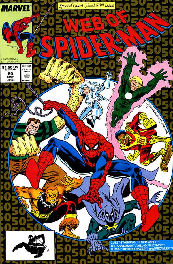 Web of Spider-Man (1985) #50 cover
