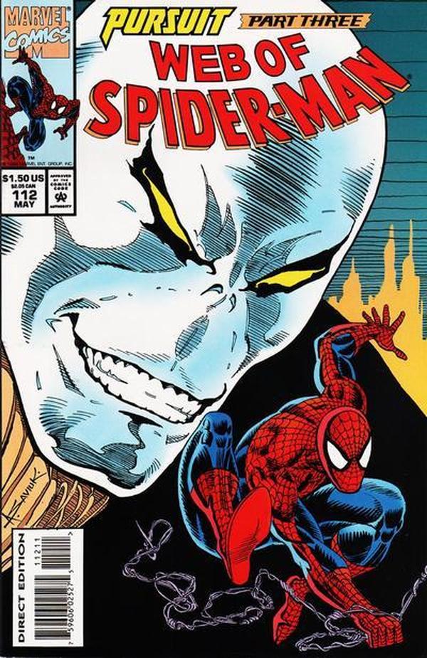 Web of Spider-Man (1985) #112 cover