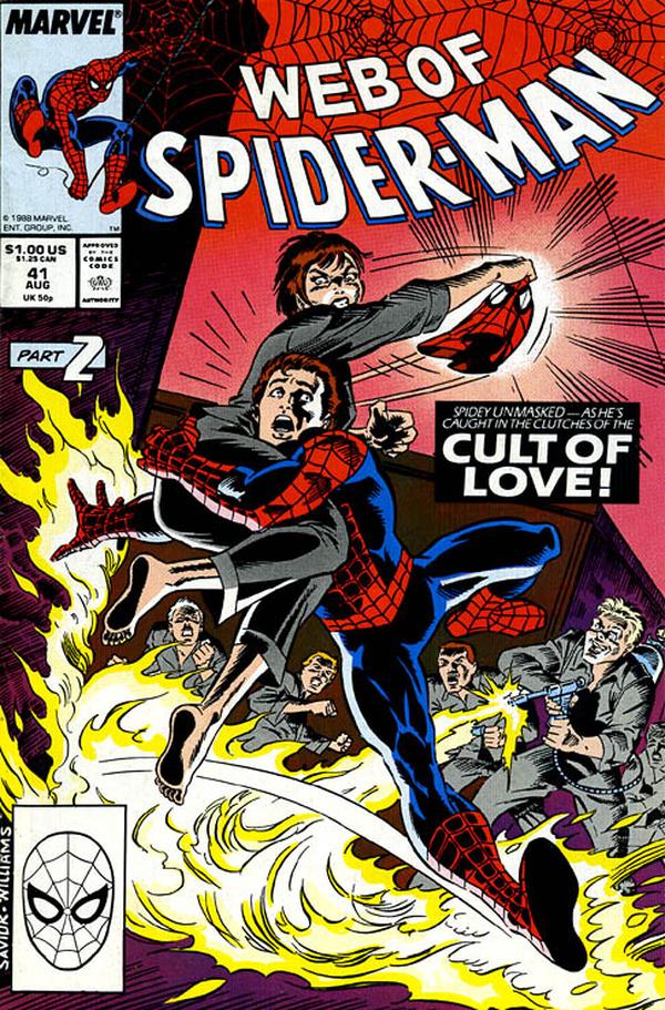 Web of Spider-Man (1985) #41 cover