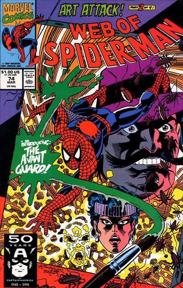 Web of Spider-Man (1985) #74 cover