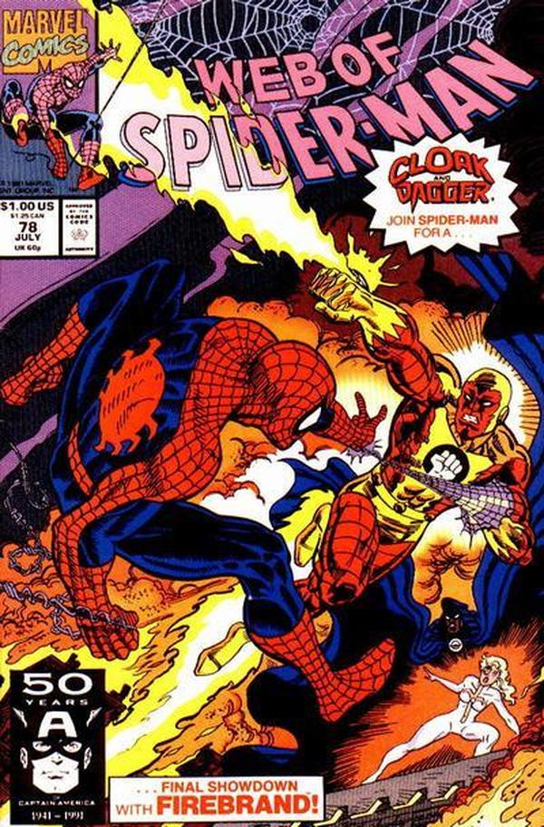 Web of Spider-Man (1985) #78 cover