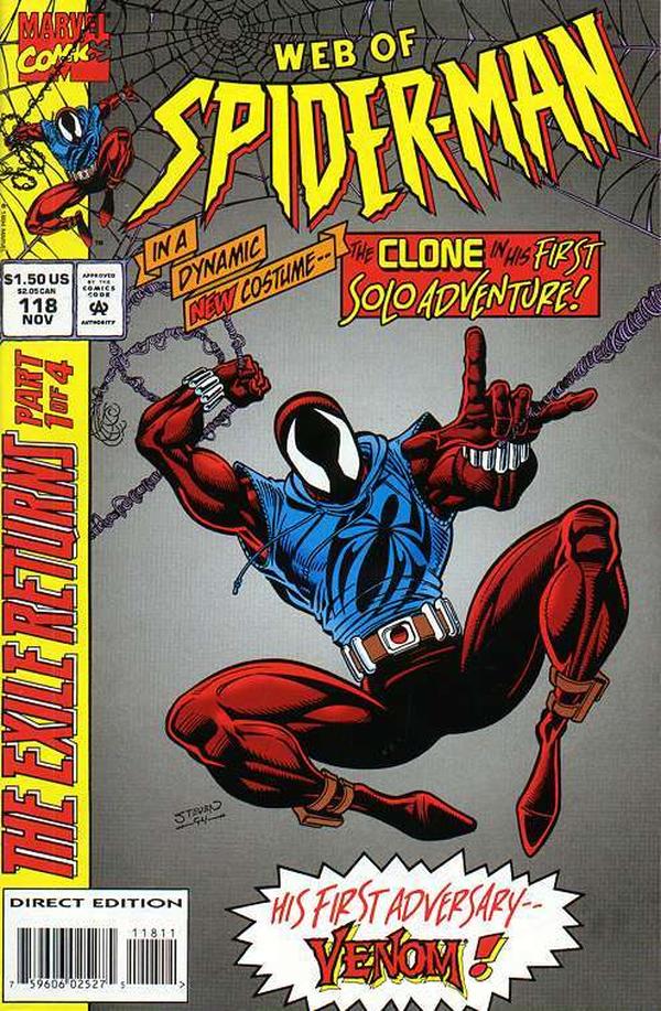 Web of Spider-Man (1985) #118 cover