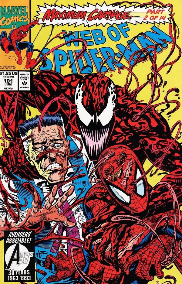 Web of Spider-Man (1985) #101 cover