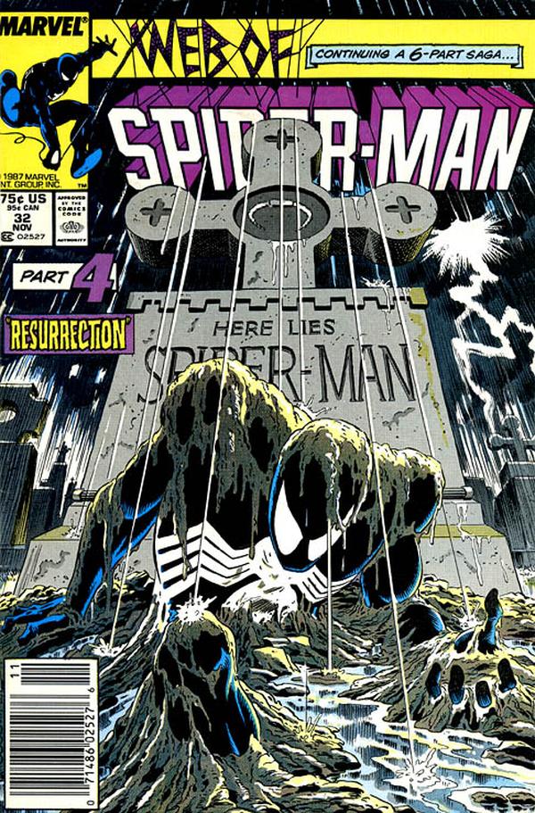 Web of Spider-Man (1985) #32 cover