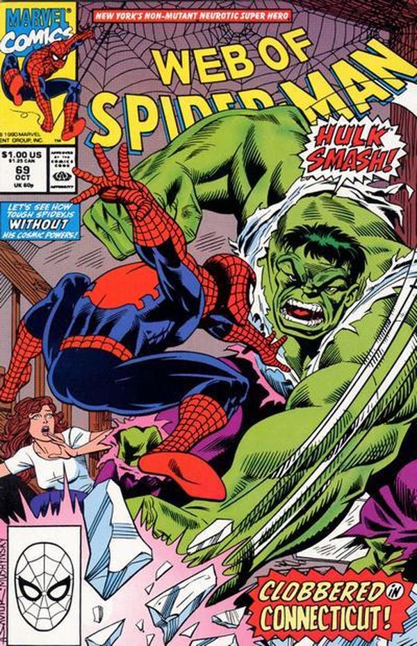 Web of Spider-Man (1985) #69 cover