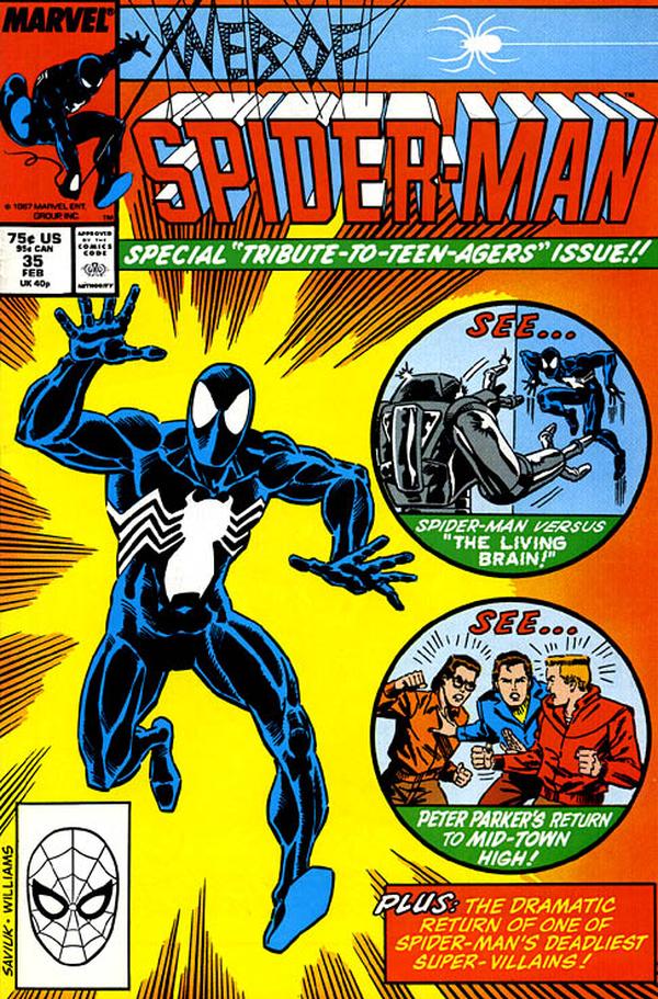 Web of Spider-Man (1985) #35 cover