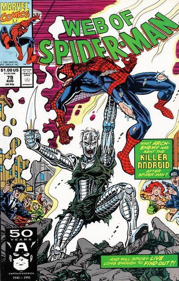 Web of Spider-Man (1985) #79 cover