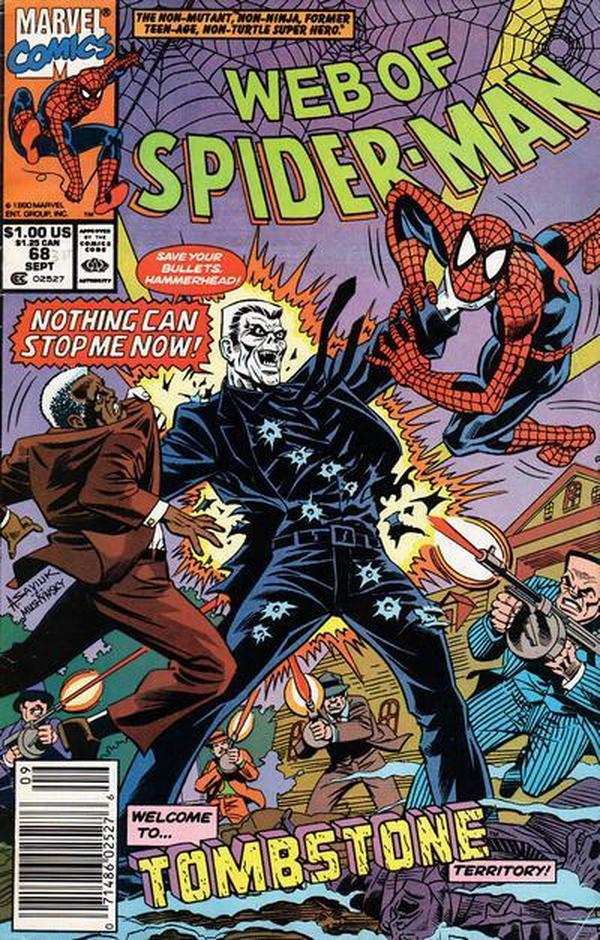 Web of Spider-Man (1985) #68 cover