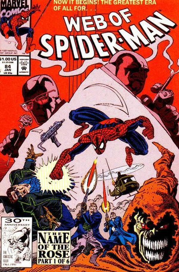 Web of Spider-Man (1985) #84 cover
