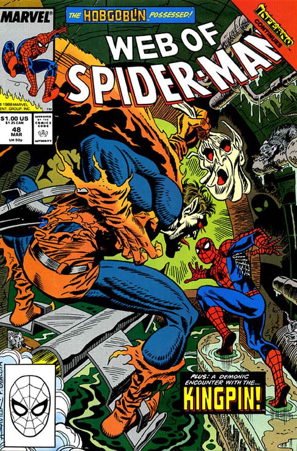 Web of Spider-Man (1985) #48 cover