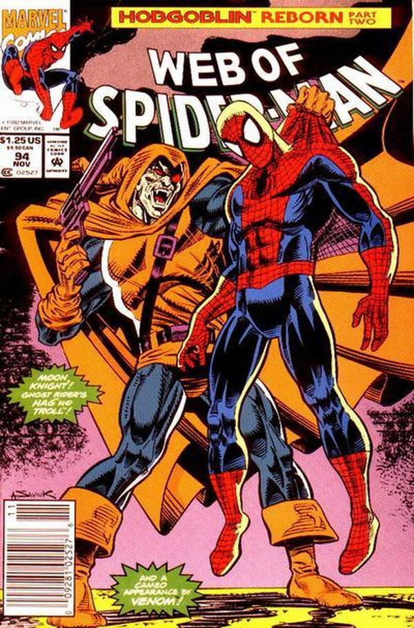 Web of Spider-Man (1985) #94 cover