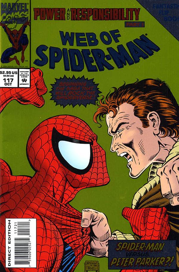 Web of Spider-Man (1985) #117 cover