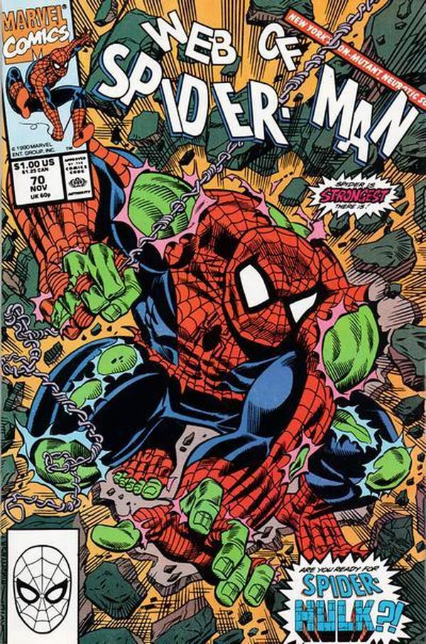 Web of Spider-Man (1985) #70 cover
