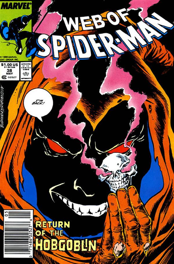 Web of Spider-Man (1985) #38 cover