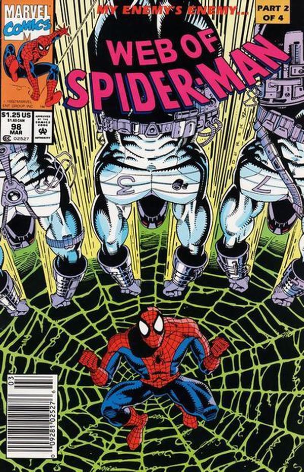 Web of Spider-Man (1985) #98 cover