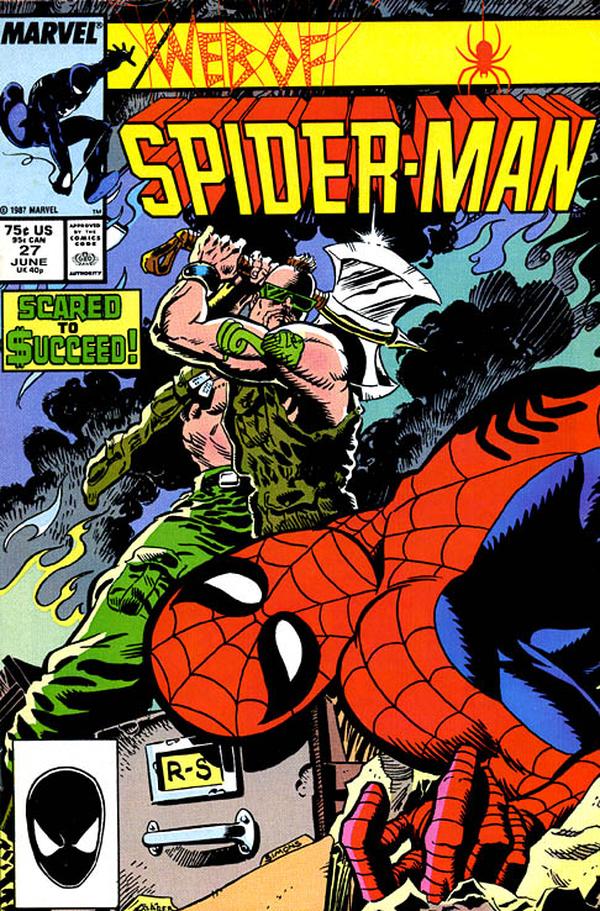 Web of Spider-Man (1985) #27 cover