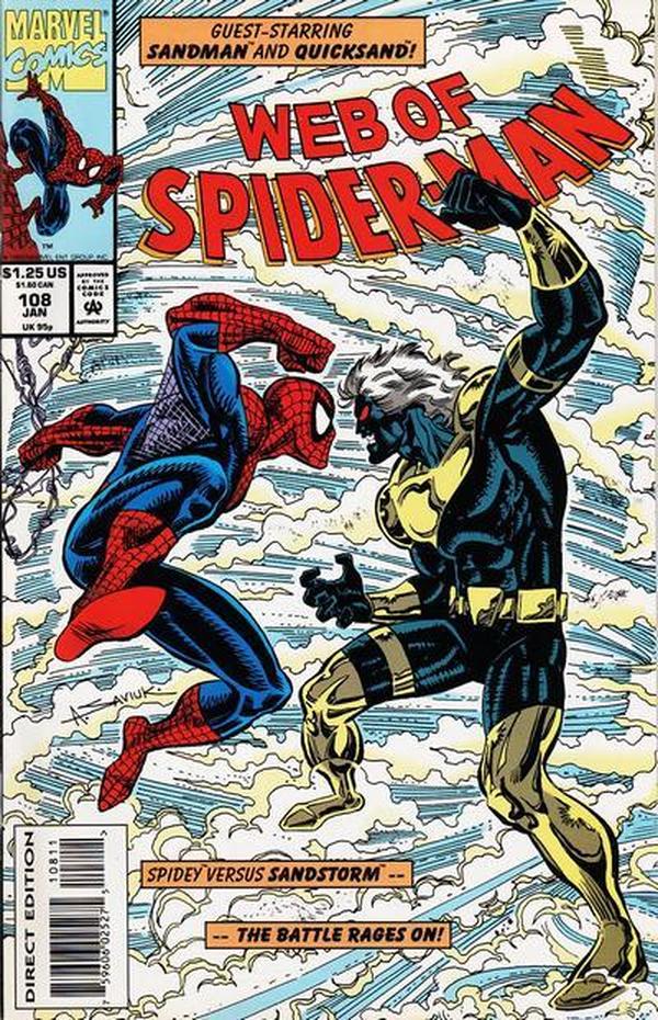 Web of Spider-Man (1985) #108 cover