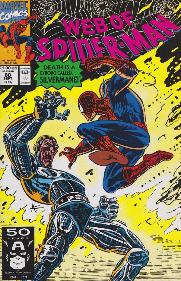 Web of Spider-Man (1985) #80 cover
