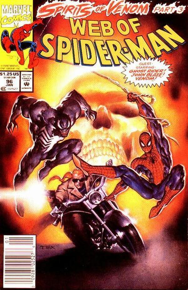Web of Spider-Man (1985) #96 cover