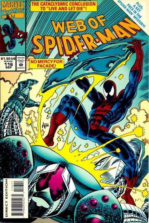 Web of Spider-Man (1985) #116 cover