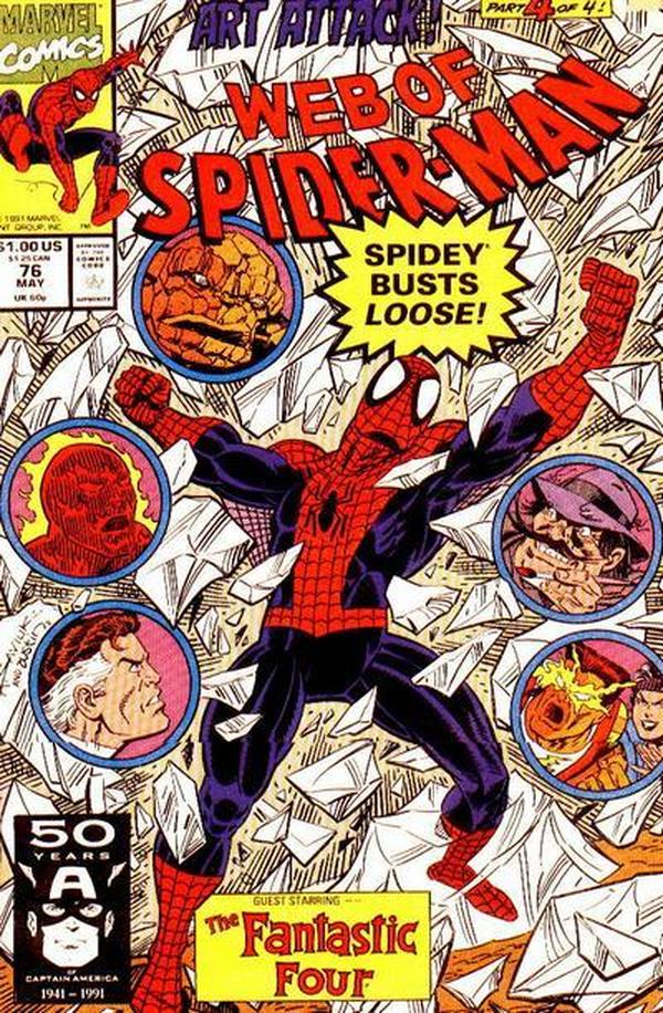 Web of Spider-Man (1985) #76 cover
