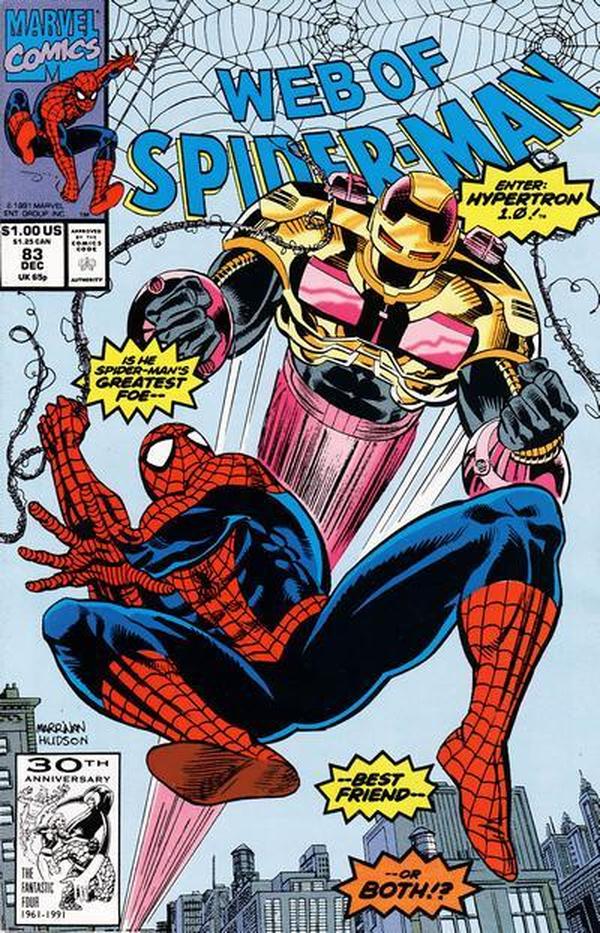 Web of Spider-Man (1985) #83 cover