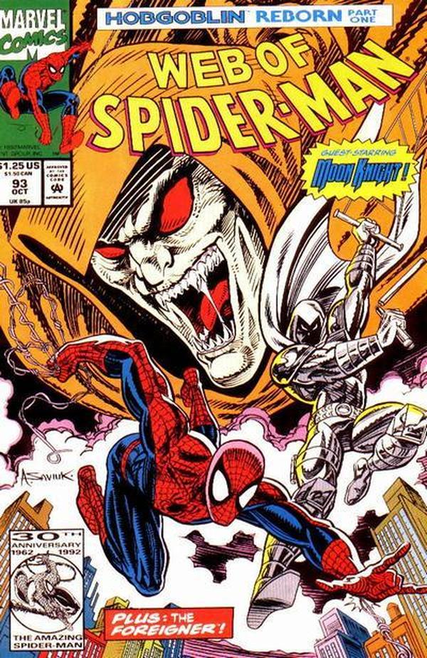 Web of Spider-Man (1985) #93 cover