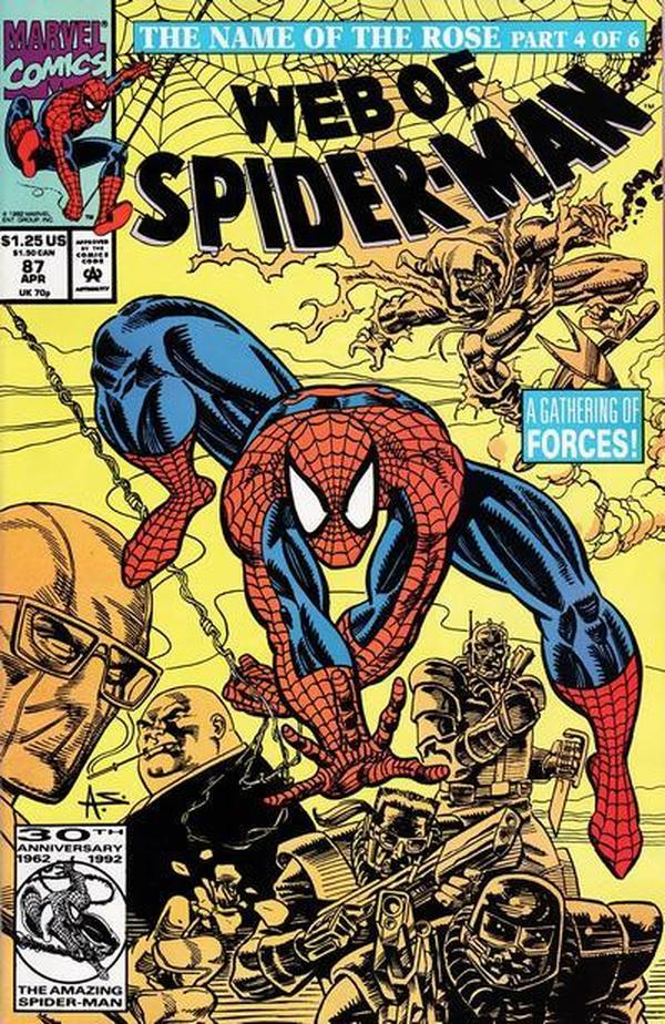 Web of Spider-Man (1985) #87 cover