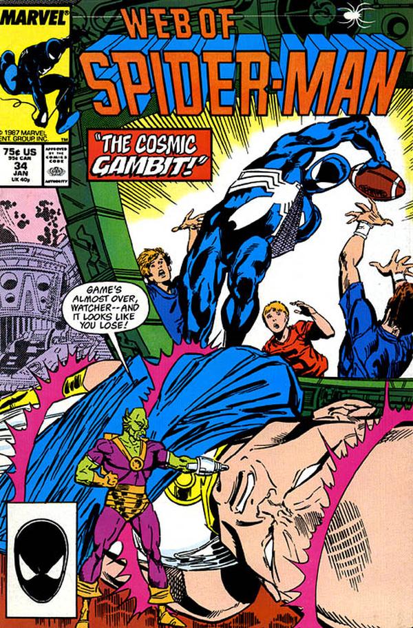 Web of Spider-Man (1985) #34 cover