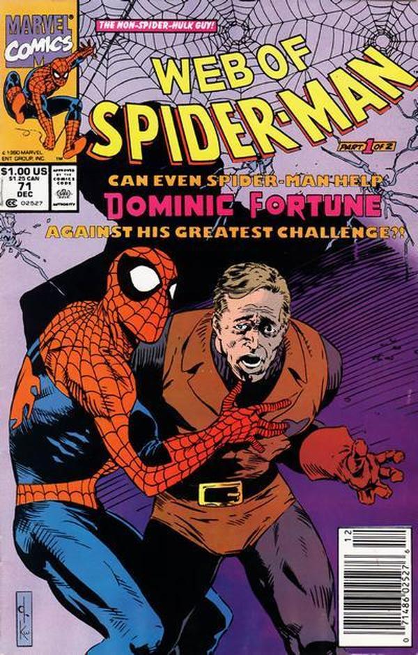 Web of Spider-Man (1985) #71 cover