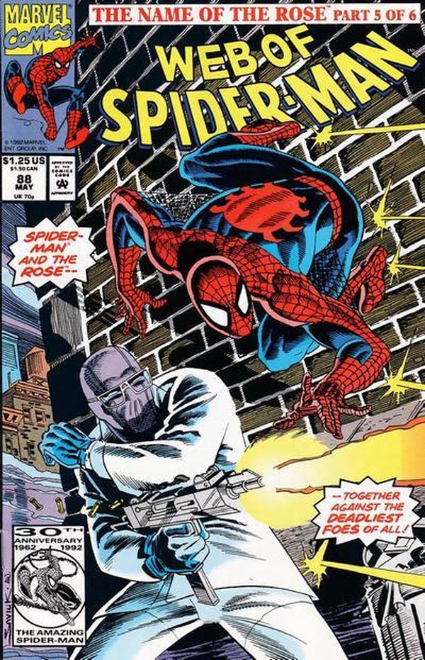 Web of Spider-Man (1985) #88 cover