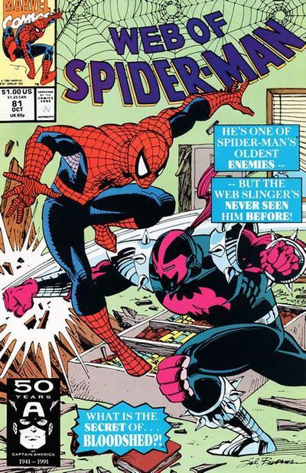 Web of Spider-Man (1985) #81 cover