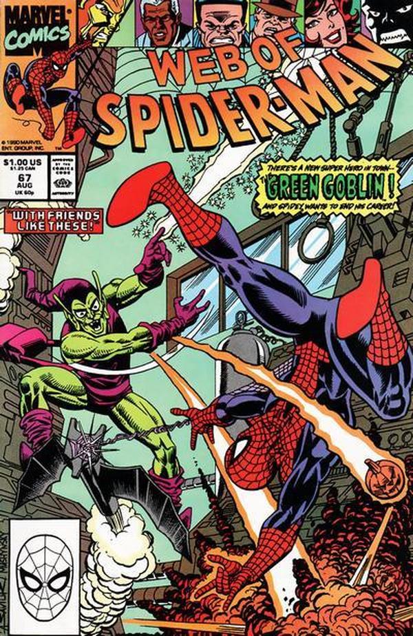 Web of Spider-Man (1985) #67 cover