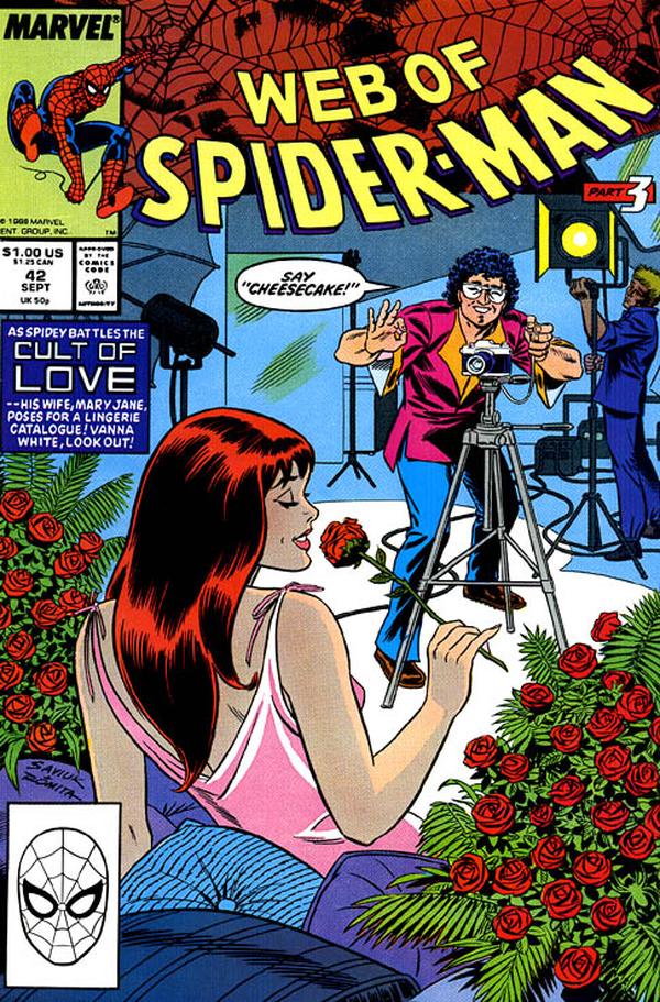 Web of Spider-Man (1985) #42 cover