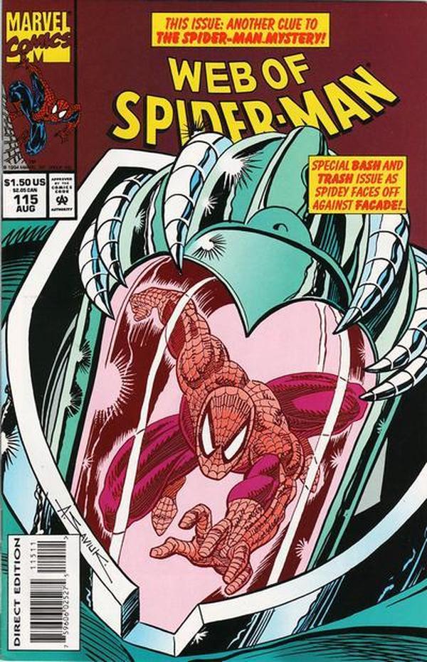 Web of Spider-Man (1985) #115 cover