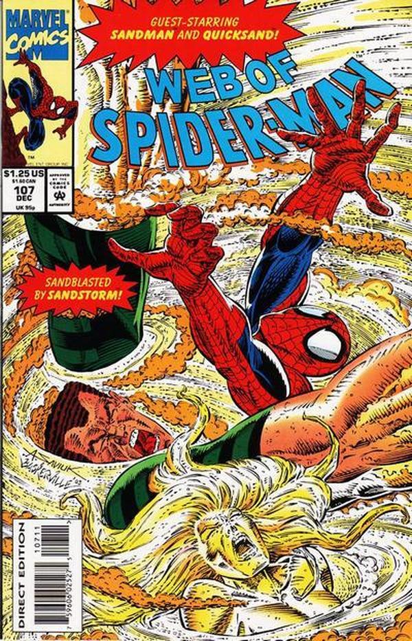 Web of Spider-Man (1985) #107 cover