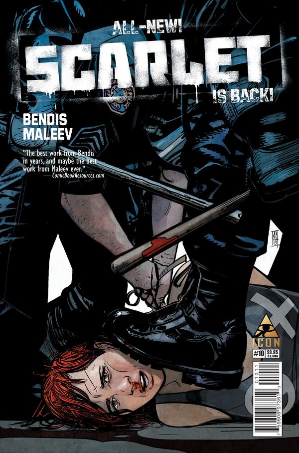 Scarlet (2010) #10 cover