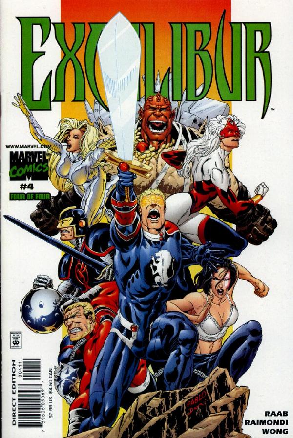 Cover of Excalibur #4
