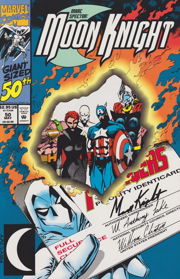 Marc Spector: Moon Knight (1989) #50 cover
