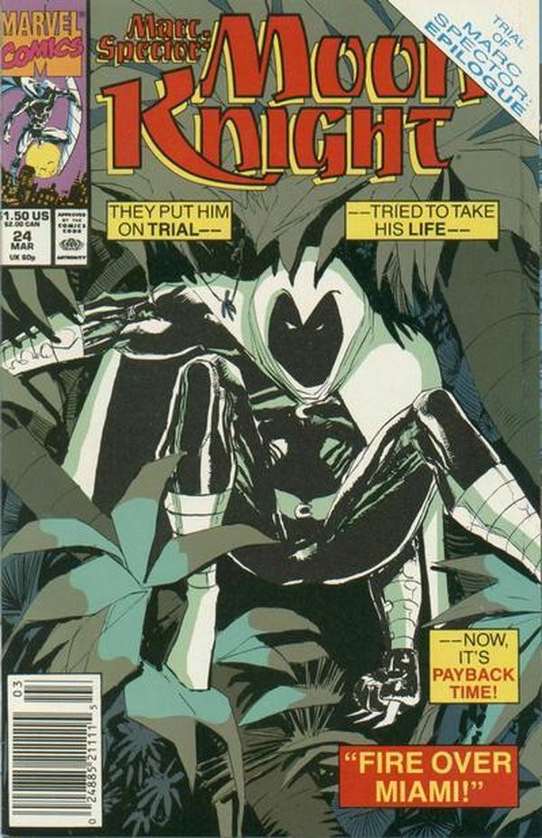 Marc Spector: Moon Knight (1989) #24 cover