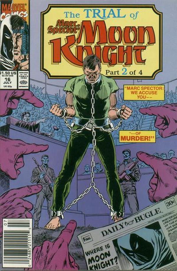 Marc Spector: Moon Knight (1989) #16 cover