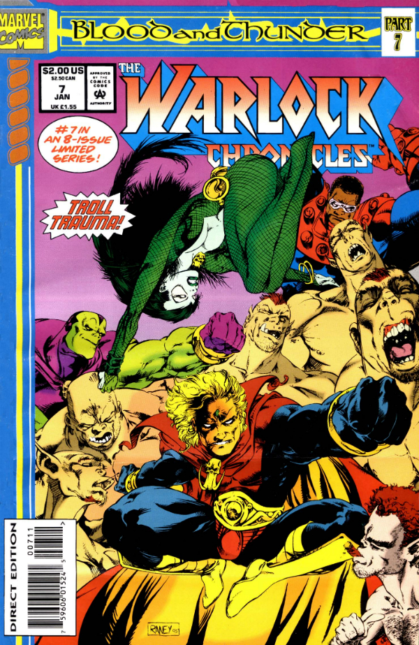 Warlock Chronicles (1993) #7 cover