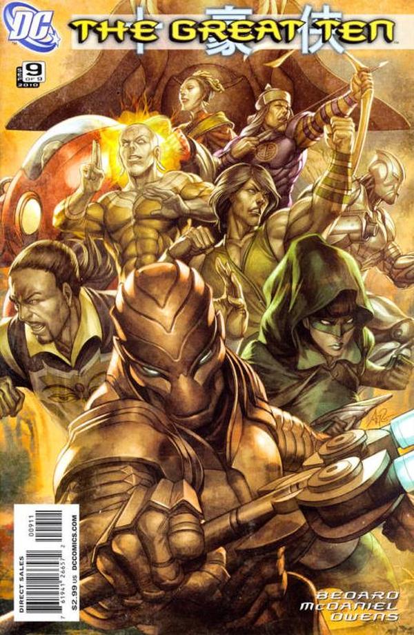 The Great Ten (2010) #9 cover