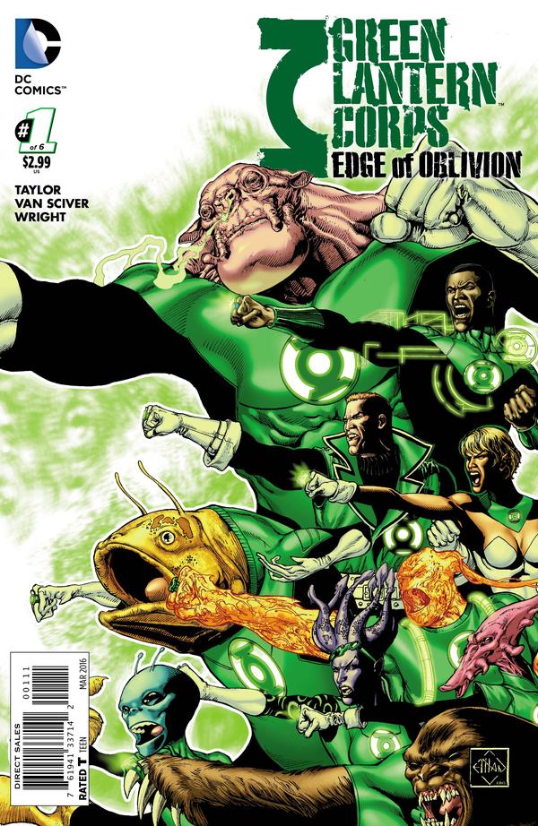 Green Lantern Corps: Edge of Oblivion (2016) #1 cover